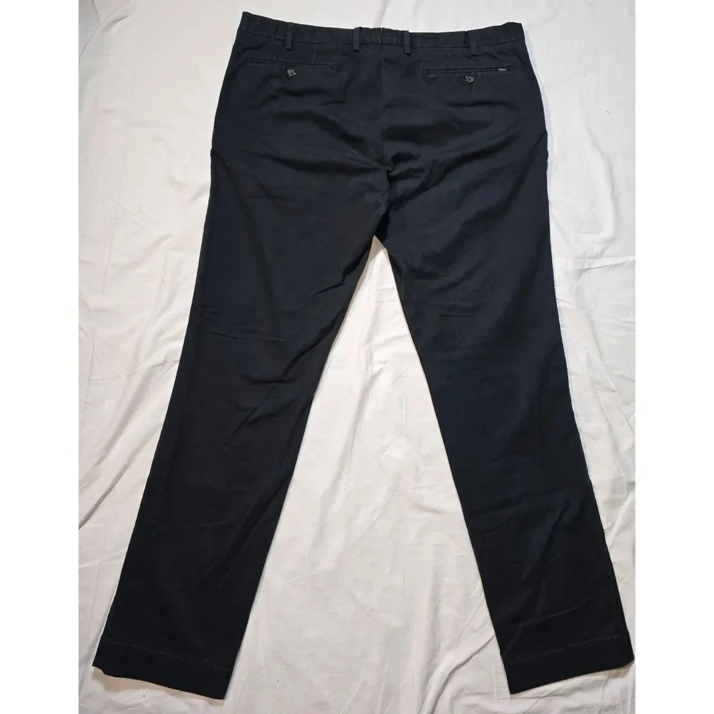Ralph Lauren Polo Stretch Slim Fit Black Size 38 x 32 Men's Chino Pants - 54